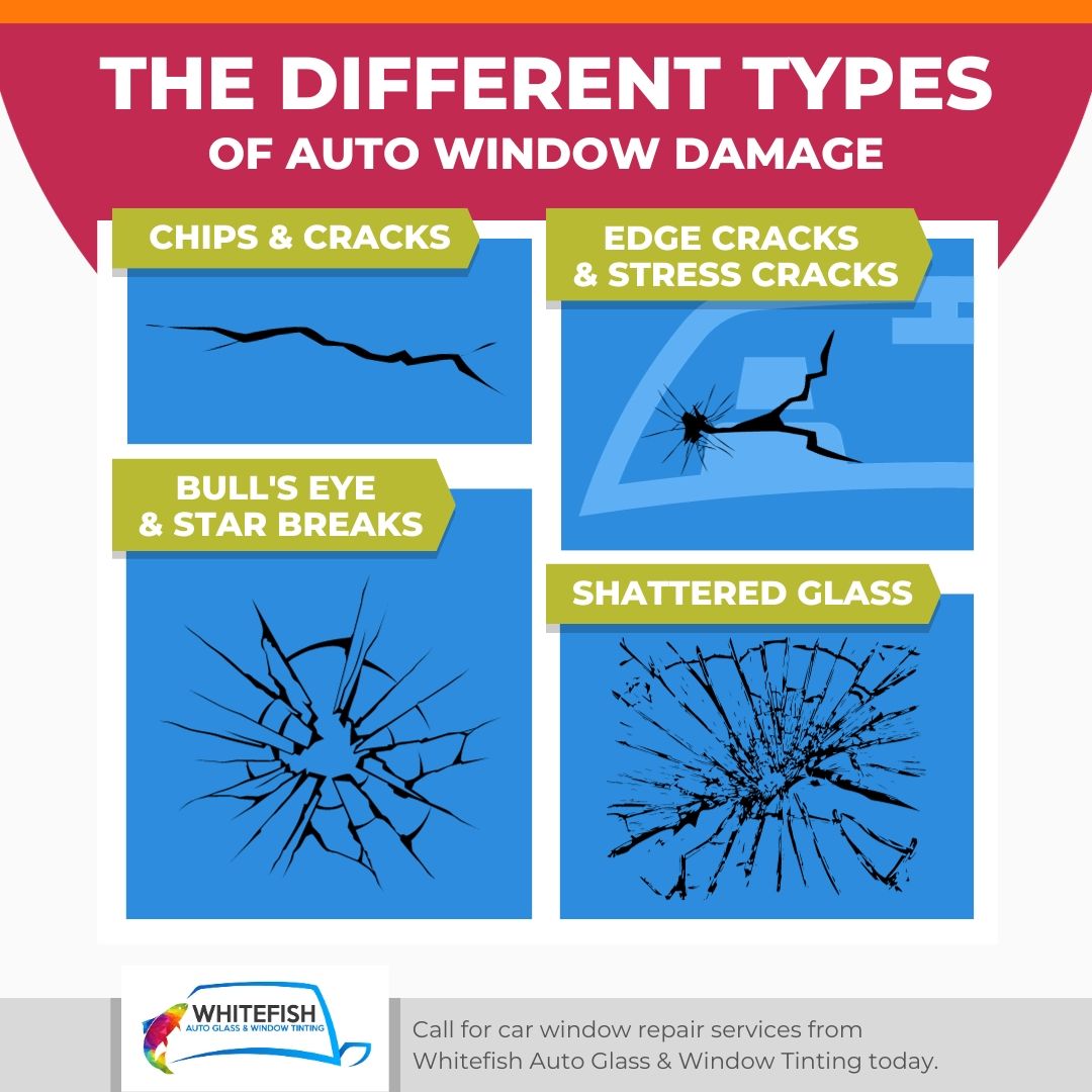 Understanding the Different Types of Auto Window Damage Whitefish
